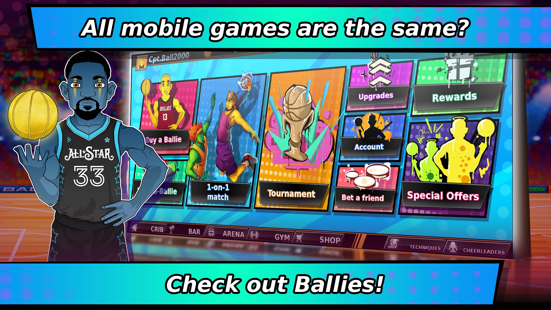 Ballies: Basketball Card Game screenshot