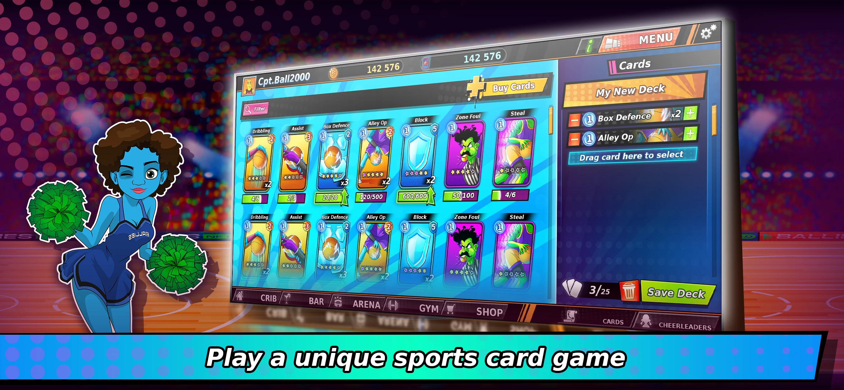 Ballies: Basketball Card Game screenshot