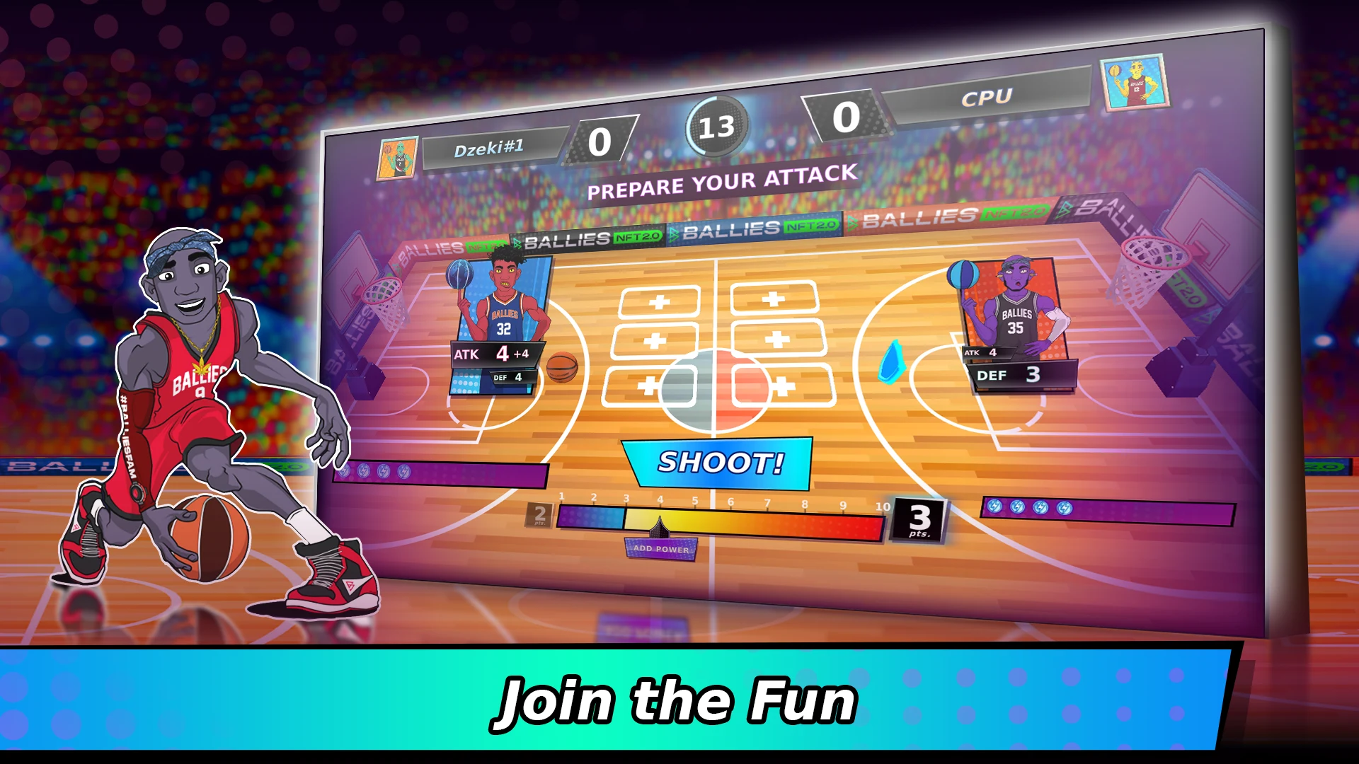 Ballies: Basketball Card Game screenshot