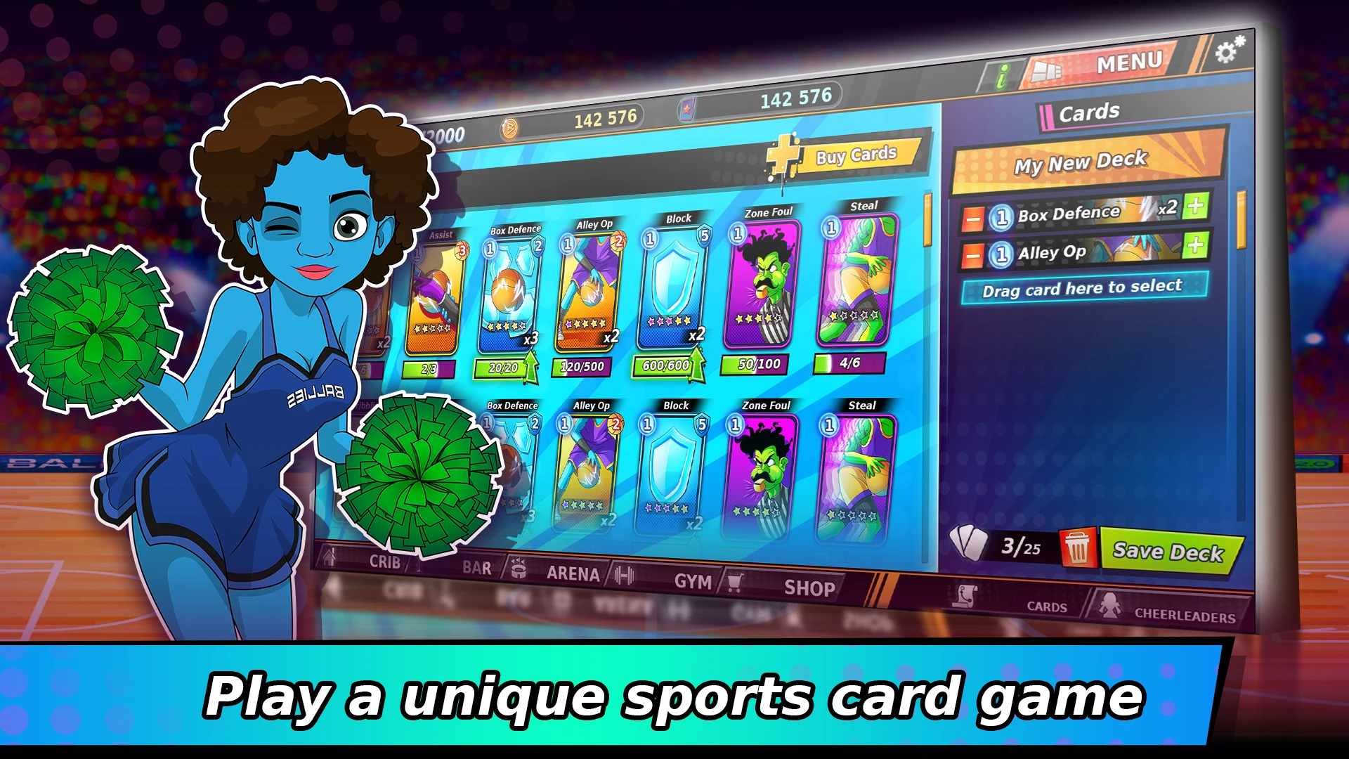 Ballies: Basketball Card Game screenshot