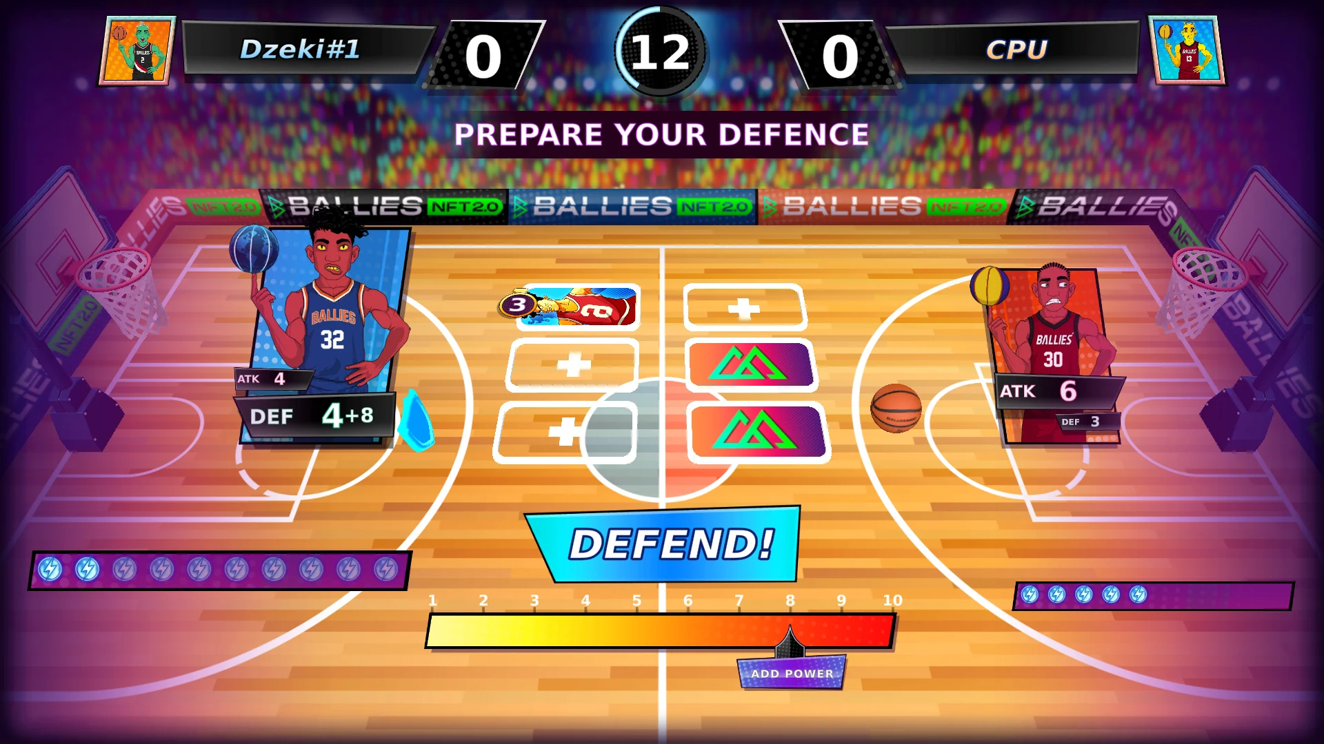 Ballies: Basketball Card Game screenshot