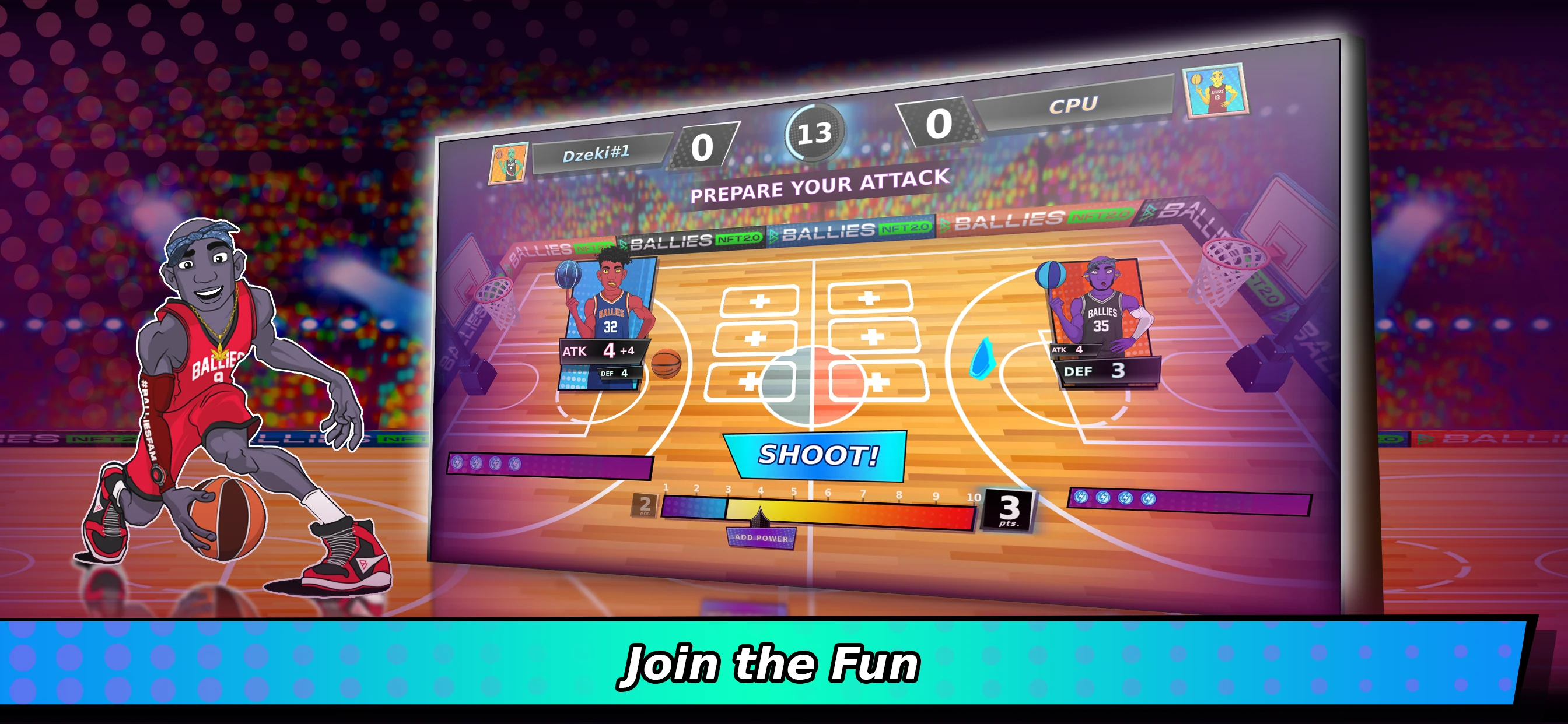 Ballies: Basketball Card Game screenshot